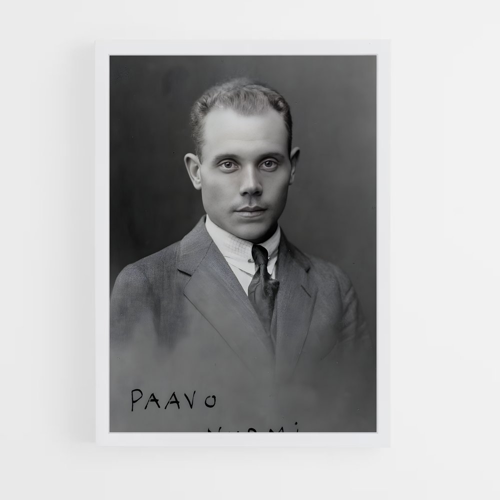 Poster L'Élégance de Paavo – affiche Athlétisme (vue 3)